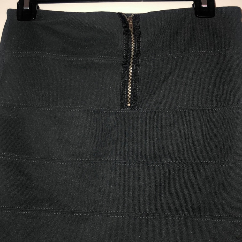 Charcoal Gray zip up mini.